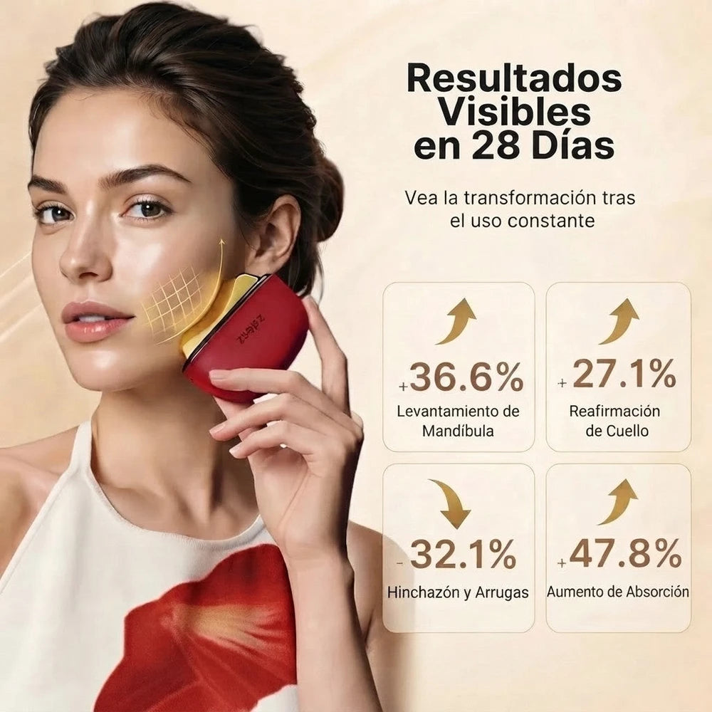 Zennsio Dispositivo de Masaje Facial Gua Sha