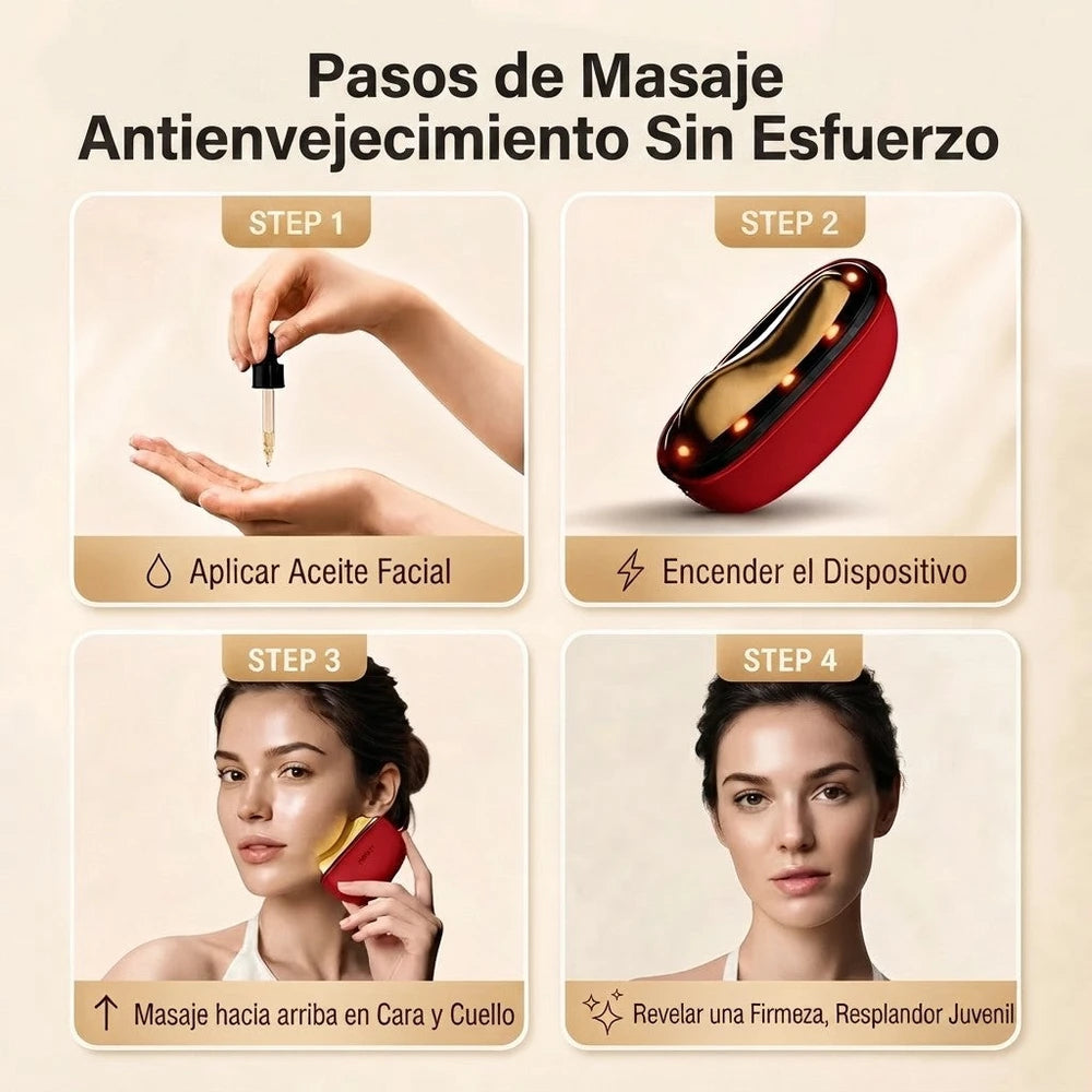 Zennsio Dispositivo de Masaje Facial Gua Sha