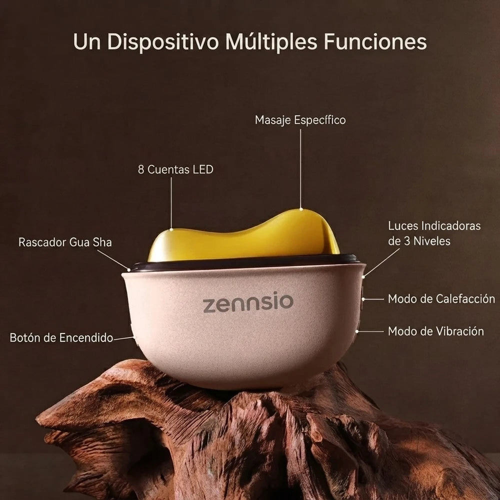 Zennsio Dispositivo de Masaje Facial Gua Sha
